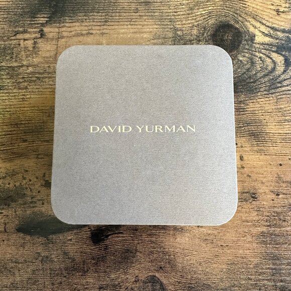 David Yurman Empty Brown Cardboard Bracelet/Cuff w/ Pouch Set - Picture 2 of 3